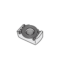 G-STRUT GTSN800 1/4-20 TOP SPRG CHANL NUT 1/4 T