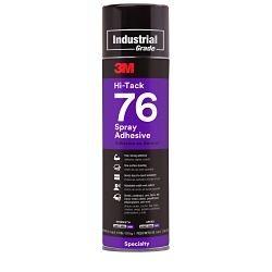 3M 76 HI-TACK SPRAY ADHESIVE CLEAR 24 FL OZ