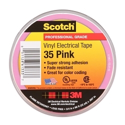 3M 35-PINK-3/4X66FT SCOTCH VINYL COLOR CODIN
