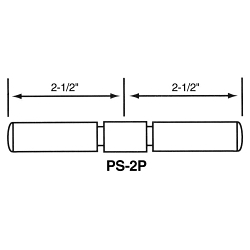 3M PS-2P-B 2-WAY PIN WORKS ON BREAKERS UP TO