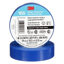 3M 165BL4A TEMFLEX VINYL ELECTRICAL TAPE 16