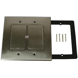 ALLIED FB-5NCVR FLOOR BOX DOUBLE GANG DECOR LO