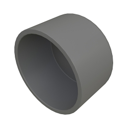 ALLIED 59131 END CAP 3-1/2 PVC