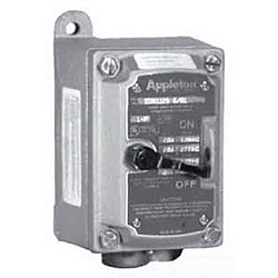 APPLETON EDS2129SA ALUM 1-G 3/4 SNAP SWTCH STA-F