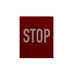 APPLETON SNPSPQ STOP NAMEPLATE ONLY