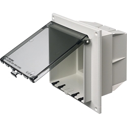 ARLINGTON DBVR2C 2 GANG CLEAR RETROFIT