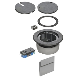 ARLINGTON FLBC4560DBL RECESSED BLACK FB W/DE