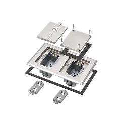 ARLINGTON FLBC8528NL NICKEL FLOOR BOX
