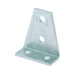 B-LINE B118ZN FOUR HOLE GUSSETTED SHELF ANGLE ZI