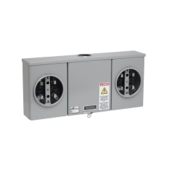 B-LINE H012 MULTI METER HORIZ 2-125A 4-PT