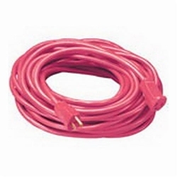 SOUTHWIRE 2407SW8804 25- FT SJTW 14/3 OUTDOOR EXTENSION CORD (RED)