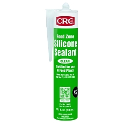CRC 14083 FOOD ZONE SILICONE SEALANT - CLEAR