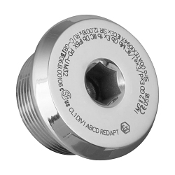 CRS-H PDU110300 M16 PLUG DOME HEAD BRASS ELE