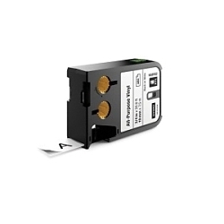 DYMO 1868752 XTL 0.75-IN 19MM BK/WT VINYL CONT TA