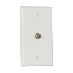 EAGLE 1172W WALLPLATE W/COAX ADAPTOR STD THERM