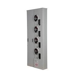 C-H 1MP4206RRLC 200A METER PACK 4 SOCKETS RIN
