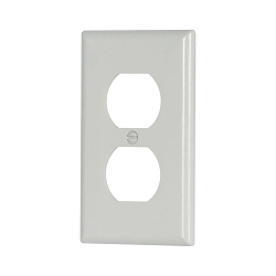 EAGLE 2132W WALLPLATE 1G DUPLEX RECP THRMST ST