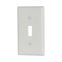 EAGLE 2134W WALLPLATE 1G TOGGLE THERMOSET STD