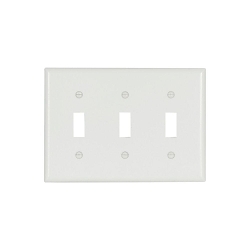 EAGLE 2141W-BOX EATON TOGGLE WALLPLATE WHITE T