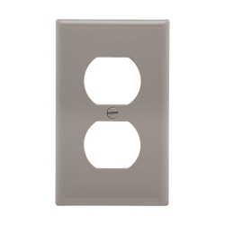 EAGLE 5132GY-BOX WALLPLATE 1G DUPLEX RECP