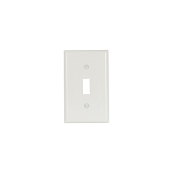 EAGLE 5134W WALLPLATE 1G TOGGLE NYLON STD WH