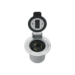 ARROW-HART 7968 FL INLET W/LID 50A600VAC/25