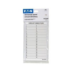 C-H CKTDIR (2)42 CKT CARD(2)ADHESIVE PLASTIC