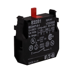 C-H E22B1 CONTACT BLOCK 1 N.C.