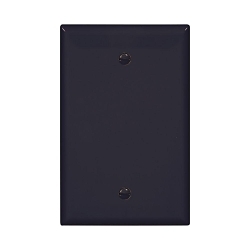 EAGLE PJ13BK WALLPLATE 1G BLANK BOX MOUNT POLY