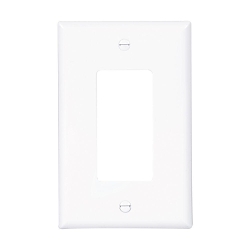 EAGLE PJ26W WALLPLATE 1G DECORATOR POLY MID WH
