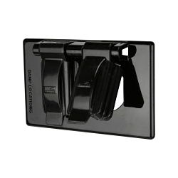 EAGLE S1962BK-P COVER 1G DUP RECP NON-WET HORI