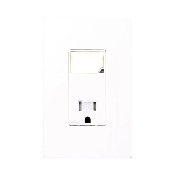 EAGLE TR7735W-BOX RECP/NIGHTLIGHT COMBO 15