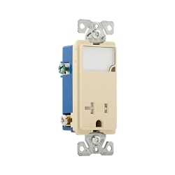 EAGLE TR7736V-BOX RECP/NIGHTLIGHT COMBO 20
