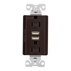 EAGLE TR7755RB-BOX USB 3.1A DUPLEX RECP 15A 125