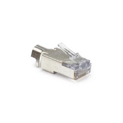PLATINUM 100023C EZ-RJ45  SHIELDED EXTERNAL GRND 10/CLAMSHELL.