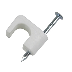 GB PSW-1650T COAX STAPLE 1/4-IN WHITE25/CL