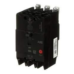GE TEY380 TEY 3 POLE 80 AMP