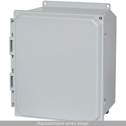 HAMMOND PCJ12126H POLYCA RB 12X12X6 HINGE W/FEET