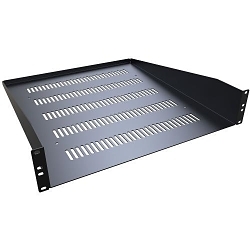 HAMMOND RASV190320BK1 2U VENT RACK MOUNT SHELF