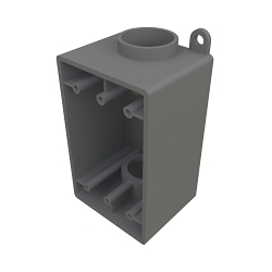 ALLIED 59247 FSC BOX 1-GANG 3/4 PVC