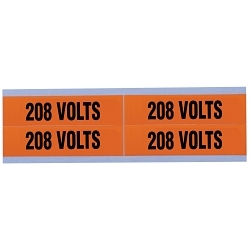 IDEAL 44-355 VOLTAGE & CONDUIT MARKER 208V MED