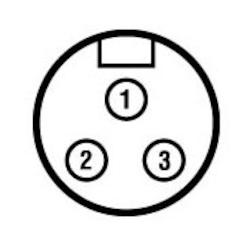 ERICSON 83MRC MINI-SYNC RECEPTACLE MALE STRAIGHT