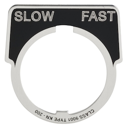 SQD 9001KN250 PUSH BUTTON LEGEND PLATE 30MM