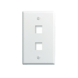 P&S WP3402-IV 1G WALL PLATE 2-PORT IV (M10)
