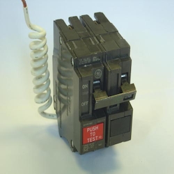 GE THQL2120GF1 2 POLE 120/240V 10K IC 20AMP GF
