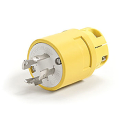 WOOD 2674 SUPER-SAFEWAY PLUG NEMA L14-20 20A125/