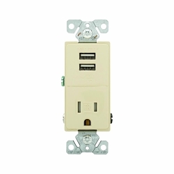 EAGLE TR7741V-BOX USB 2.4A SINGLE RECP 15A 125