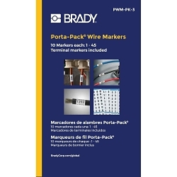 BRADY PWM-PK-3 CLIPSLEEVE WIRE MARKER S