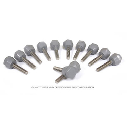 PVCCOAT-GRC 1 - 1-1/4 FO RM 8 ENCAP SCREWS