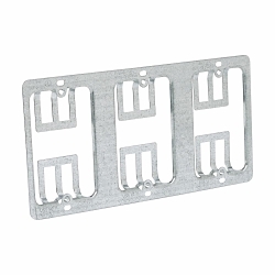 B-LINE BB10-3 BRACKET MOUNTS THREE SINGLE PLAT